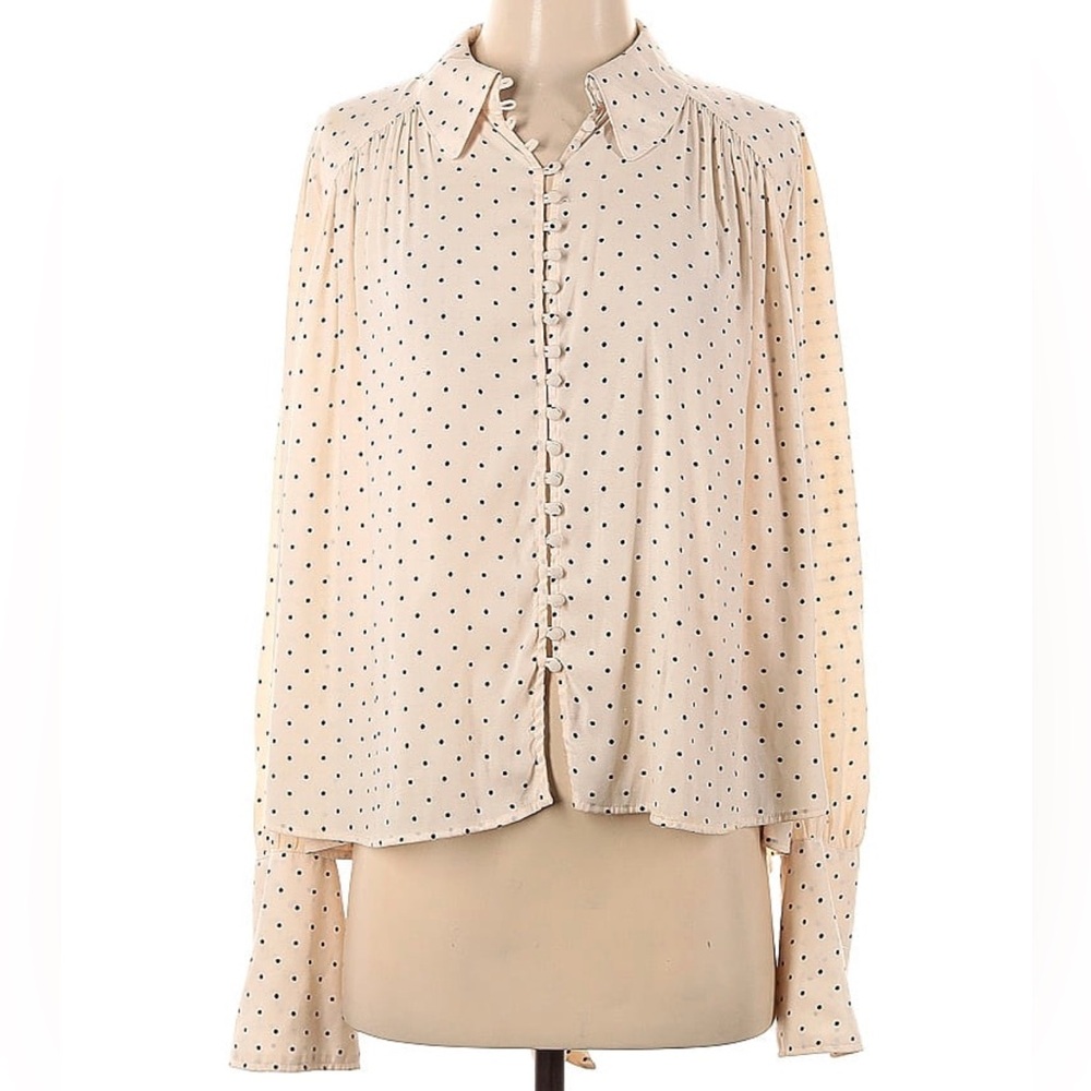 Free people sleeve blouse, size S